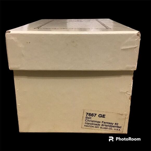 Fenton Christmas Fantasy 1984 “Expectation” Bell - Picture 10 of 10
